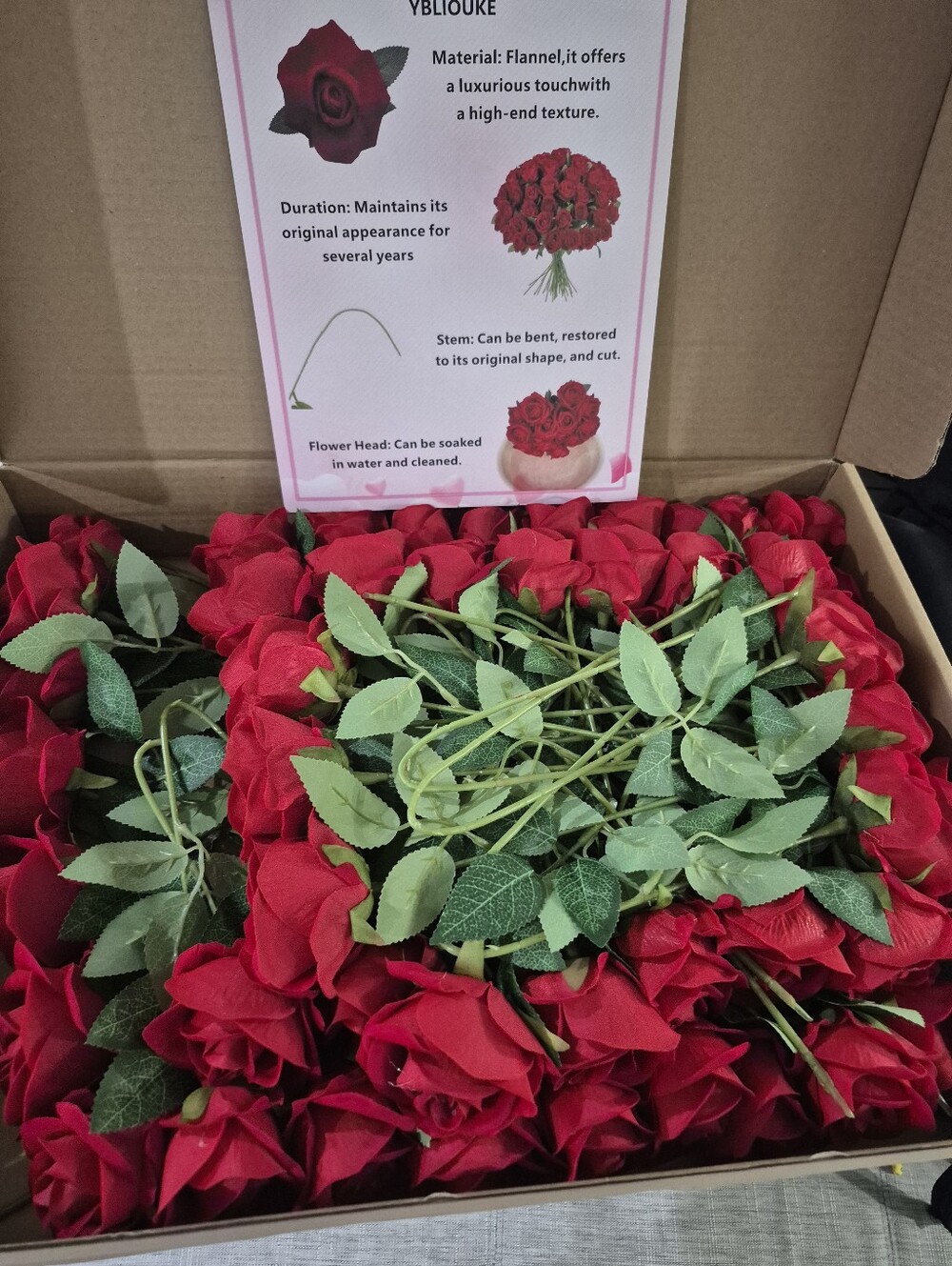 Red Artificial Roses